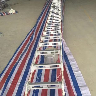 加工定制船用软梯码头岸梯船用A救生梯登乘梯引水梯软梯绳铝合金