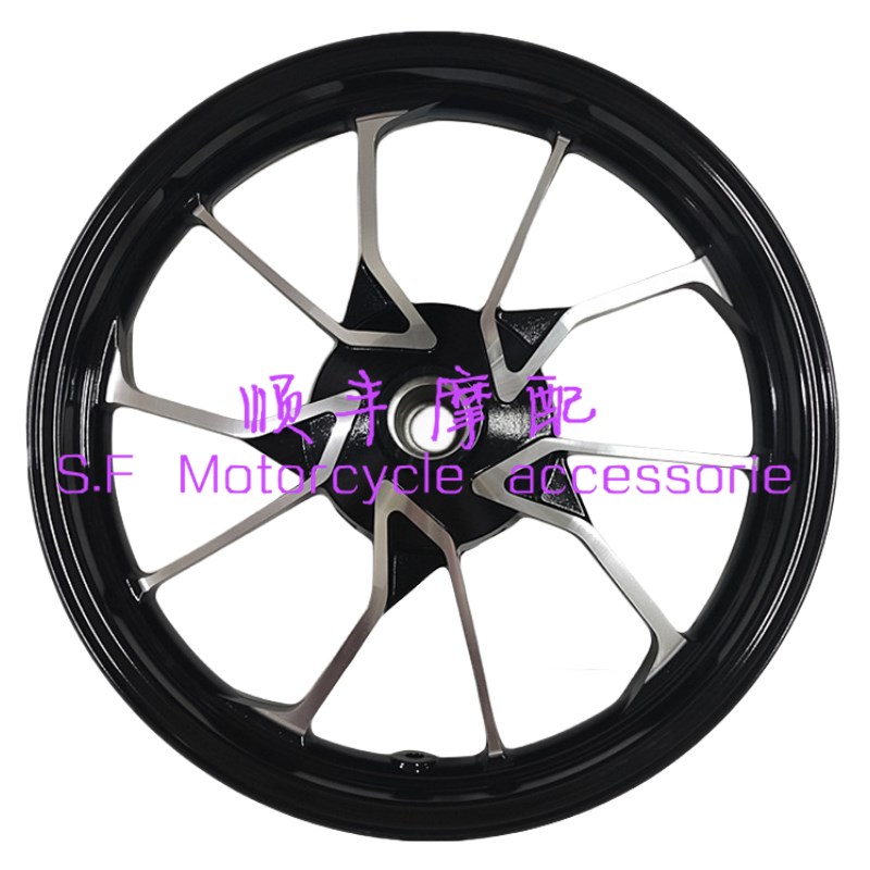 QJ250GS-29lE/F钱江赛250前后钢圈轮毂前轮后轮车圈车轮真空胎轮