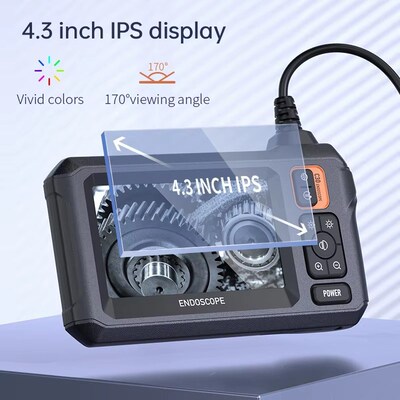 4.3 Inddustrial Endoscope Camera Pipe Sewer Borescope