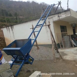 工程斜陡坡爬坡自动翻斗混凝土运料提升机 建筑机U械爬山虎上料机