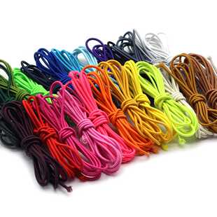 100米装2.5毫米彩色圆形松紧带橡皮筋高弹力绳跳皮W筋细牛筋绳儿