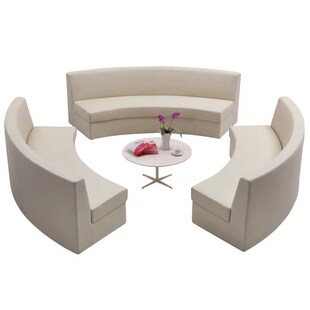 洽谈区沙发弧形沙发半圆形沙发接待区沙发座谈区沙发Y会客区沙发