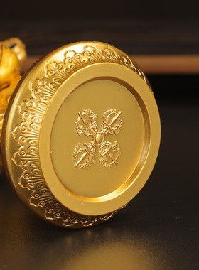 藏式民族风彩色合金八吉祥摆件金色八G宝组合家居办公玄关装饰摆