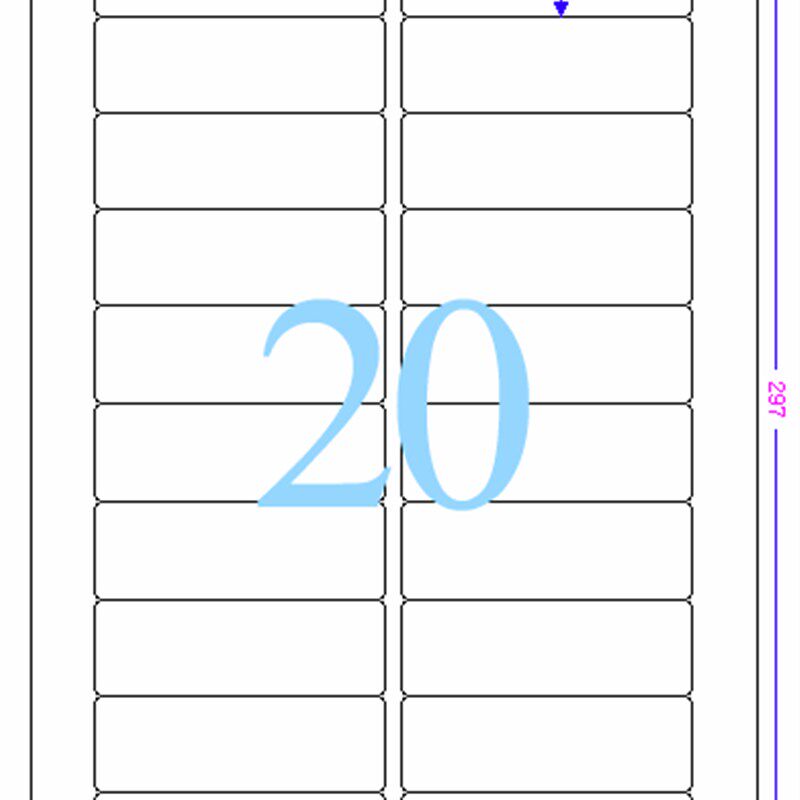 A4/打印不干胶/标签纸/爱雷博A/浅黄色标签CL220Y-100张