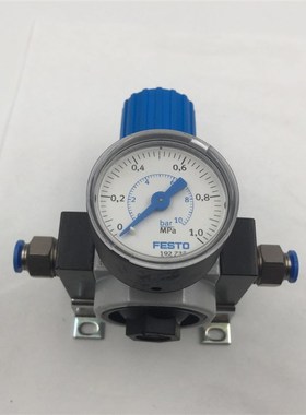 FESTO减压阀LR-1/4-D-7-O-I-MINI 19230F7+MA-40-1-G1/8-MPA19273