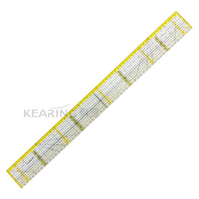 科灵拼布手工钢边尺KPR6006S裁剪尺拼布L尺裁剪尺定规尺布轮尺包