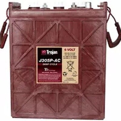 美国Trojan 邱健J3q05P-AC 驾驶式清洁机升降台叉车蓄电池现货包