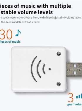 Wirelesds Doorbell 30 Ringtones 3 Levels Volumes 150M Remote