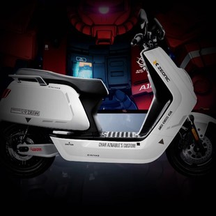 高达 O电动车 吉恩 夏亚专用小牛NIU 整车贴HA42 赤色彗星 GUNDAM