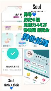 Soul历史等级账号高标号男号历史6级 1图1号1价格 700起