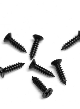 K4头黑色十字平头 30 5 不锈钢.M2A螺钉沉M3P自攻钉6.尖头自攻螺