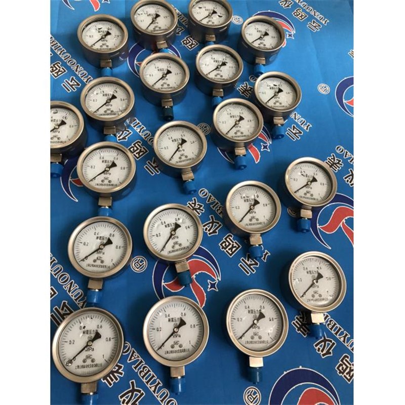 抗震压力a表YTN-50/60 YN-150B不锈钢耐震压力表0-6mpa1.6级
