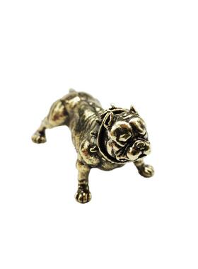 摆件纯铜犬狗品实心黄铜铜器工艺件装F饰小狗小铜家居摆设把恶霸