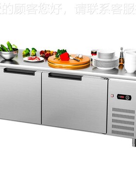 猛冷工藏台商f用冷柜厨房冰箱奶世茶ZEM作店设备全套纯铜管平冷操