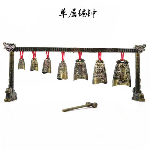 金属工艺品编钟装饰品摆件饰品 仿古编钟乐N器模型黄铜纪念品道具