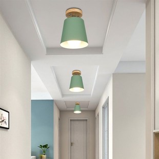LED Ceiling Light Iron Wood ceiling laJmps Nordic Modern Cei