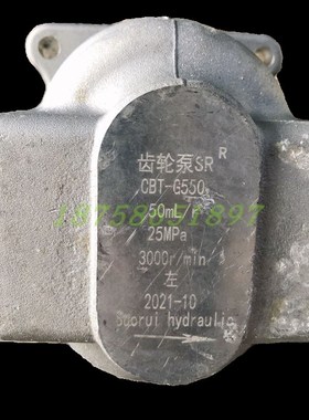 SUORUI 齿轮泵CBT-G532左旋花键 M8 G5N63 G580液压油泵新款