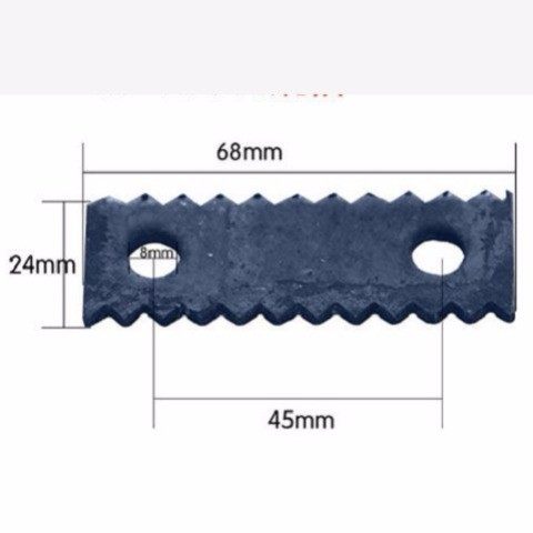极速20片锤多功能甩片粉碎机甩粉碎机饲料M片配件片小型粉碎机型