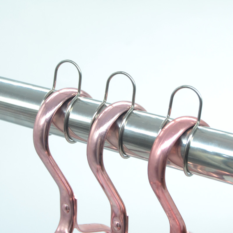 极速晒衣服防风固定扣q防滑不锈钢晾衣杆挂钩衣架圆管卡扣吹落神