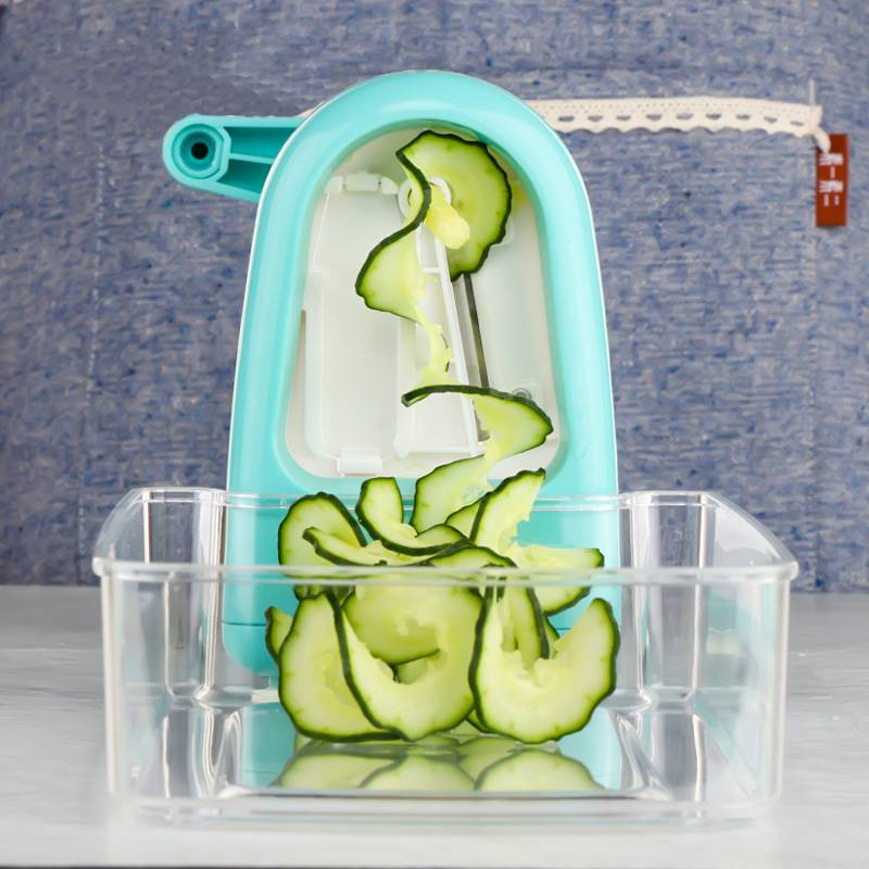 极速Maanual Spiral Vegetable Slicer Spiralizer Cutter Round