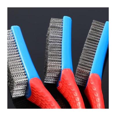 极速不锈钢软钢丝钢丝刷文玩长柄打底刷子不掉色文玩钢.丝刷超细