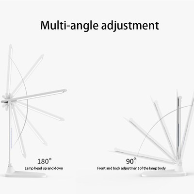 Led desk lamp eye protection charging plug in dTual purpose