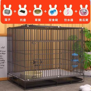 高档兔笼家用猫笼超大由空间w家用加密自笼鸽松铁丝网子笼双层鼠