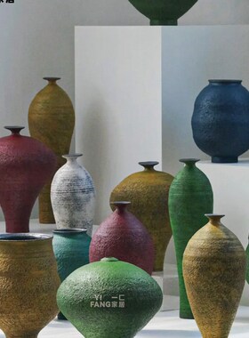 大丹正宗新中国风手工s插花民宿样板房酒店软装家居艺术摆件