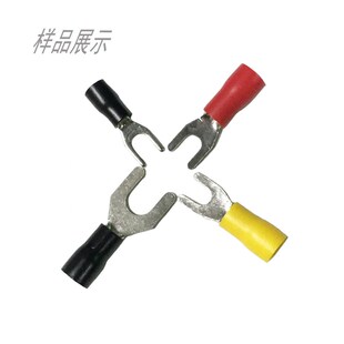 国标紫铜SV1.25 8端子叉形预绝缘端头接线N端子端头插针1000只