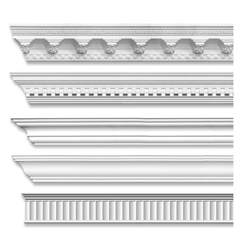 #PU阴角线天花吊顶石膏线条棚顶虎头线波N浪格栅板装饰条边框造型