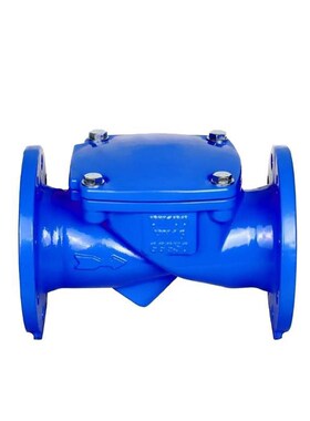 BVMC北京市阀门总厂HC44X-10/16Q球墨铸铁橡胶T瓣止回阀单向逆止