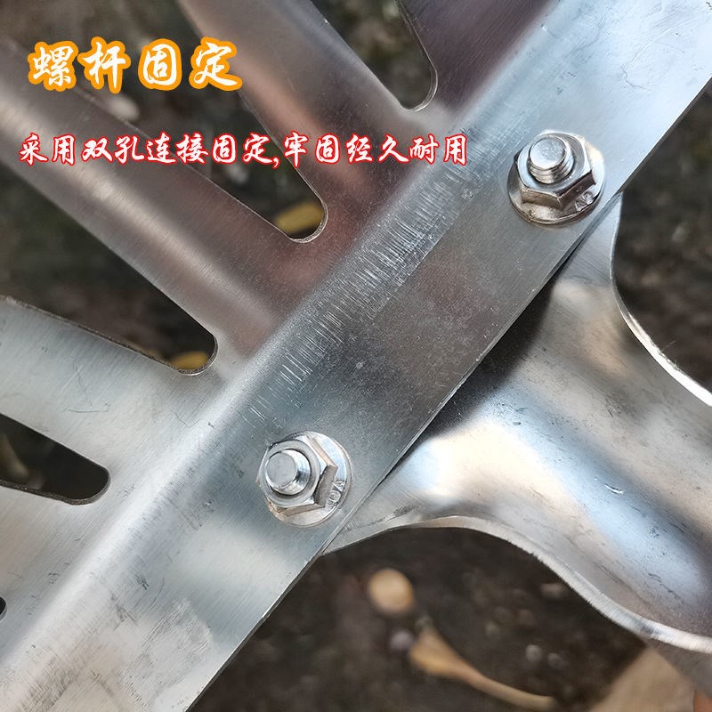 304不锈钢老式蛤蜊耙加y厚家用赶海工具农用化工晒药材