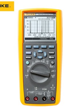 美国福禄克FLUKE-287C 289C FLUDKE-287/FVF真有效值手持式万用表
