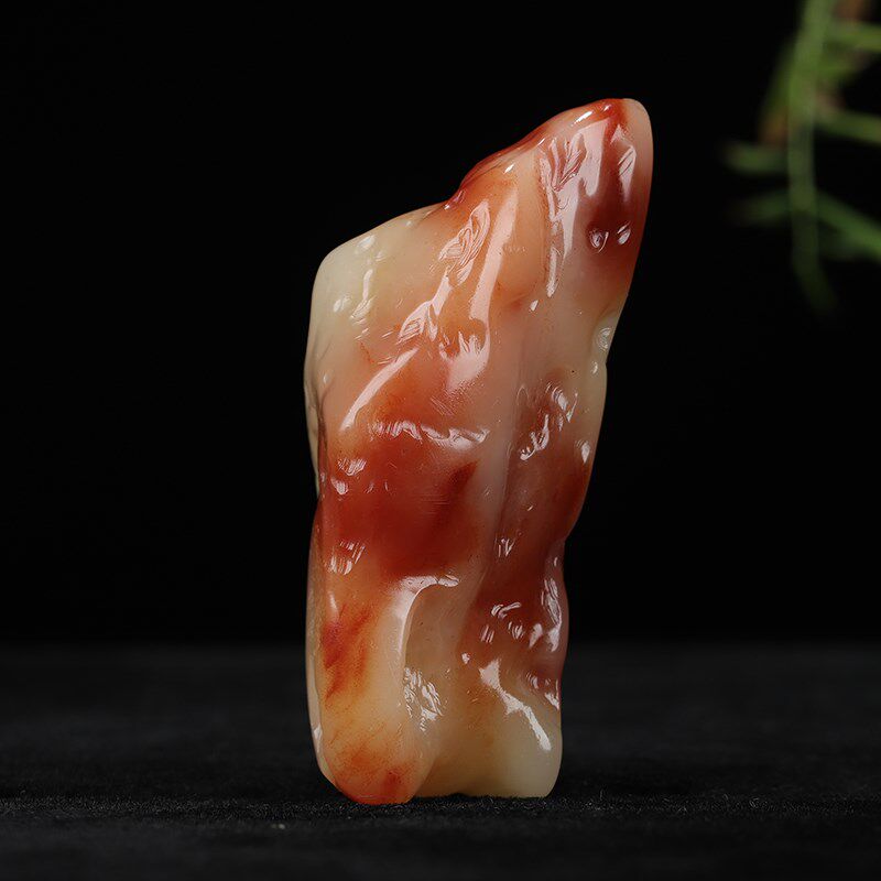 《原石》 福建寿山石结晶芙蓉石 优质练习石料P篆刻石胚手把件摆