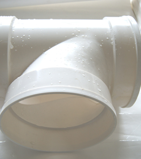 普通PVC排水管下水管管材管件配件顺水三通90度N三通接头三叉400m