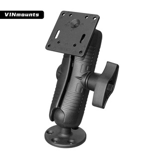 VIN维恩双球头支架VESA75 75底座2.25英寸U球头车载终端支架