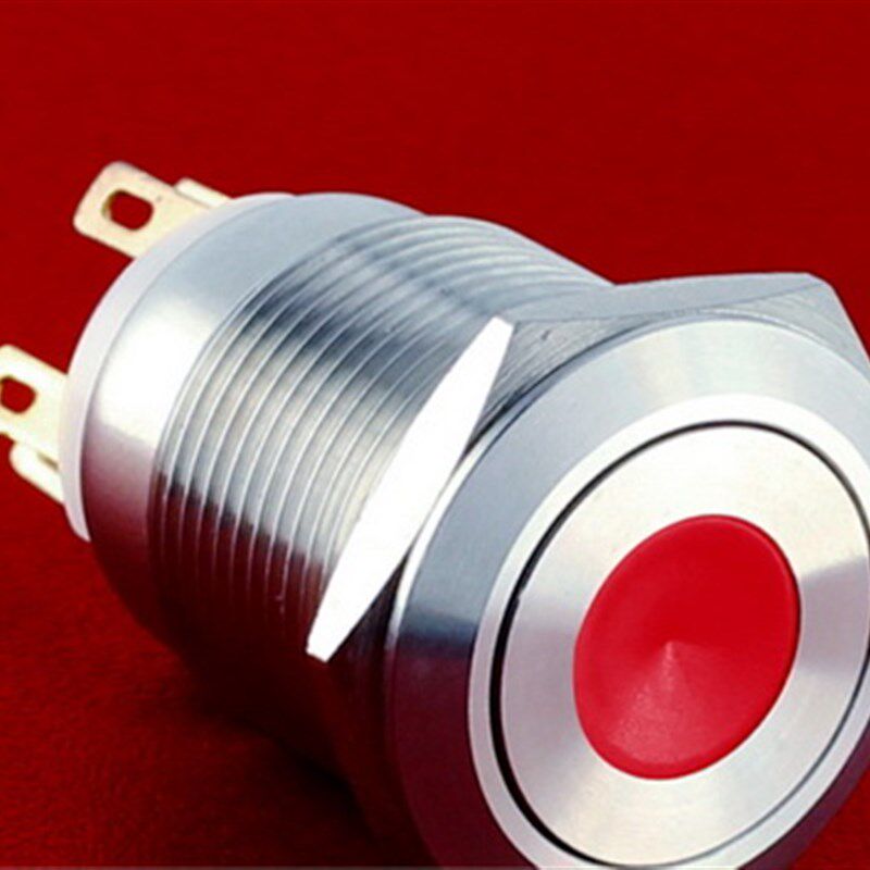 金属按钮开关单点带灯 LAS1GQ-11RX///