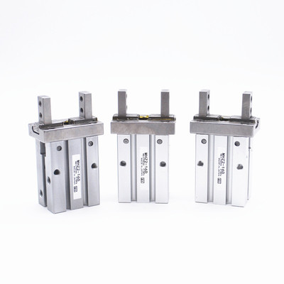 平行夹爪手指气缸MHZL2/MHZ2-16D/6D/10D/20D/25D/32D/40WD/D1/DN