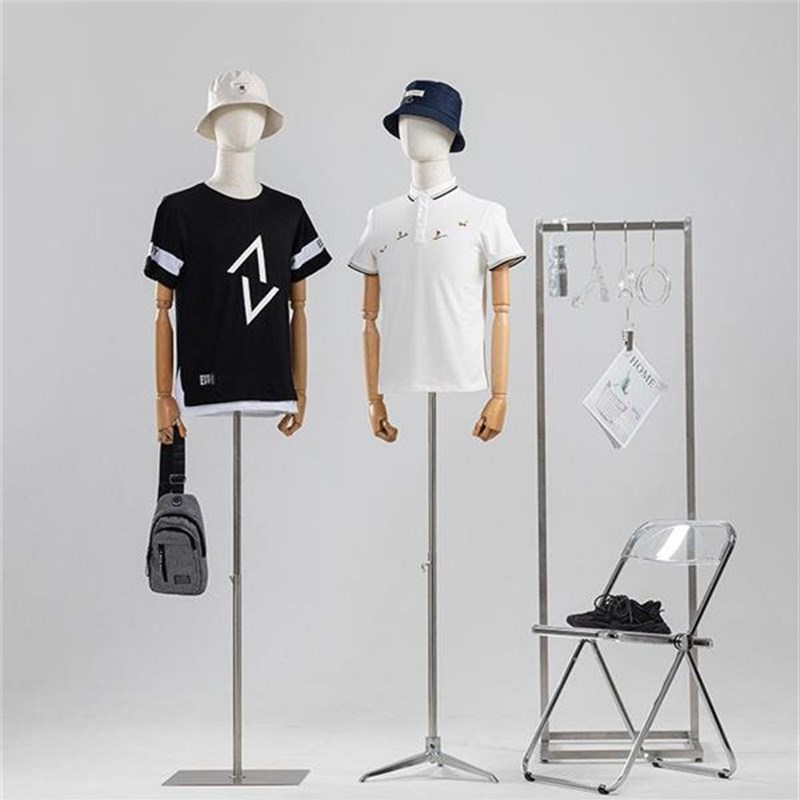 潮牌服装店男g模特橱窗展示架道具男半身人台全身西装模特人偶架