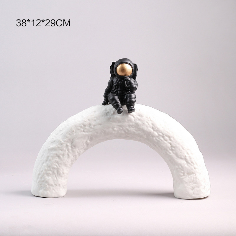 创意宇航员d太空人火箭模型工艺品摆件客厅儿童房书柜酒柜装饰摆,家居饰品,装饰摆件,淘宝优惠券,粉丝福利购,淘宝优惠卷