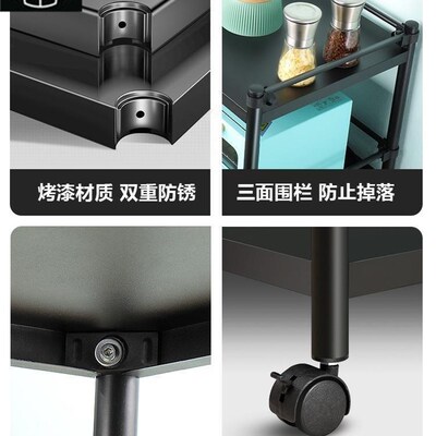 Kitchen shelves mpicrowave racks dishes storage cabinets