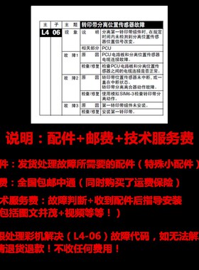 技术服务 夏普MX-3138NC 2648NC 3148NC 3648PNC解决故障代码L4-0