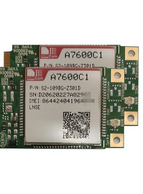 极速4G模块  A7600C1  兼容 移远EC200S MINIPCIE 支Y持4G+2G