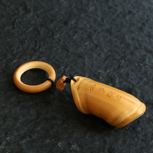 异形竹东b阳邱书文本工雕刻龟甲竹手把件把玩竹器竹雕文玩工艺品