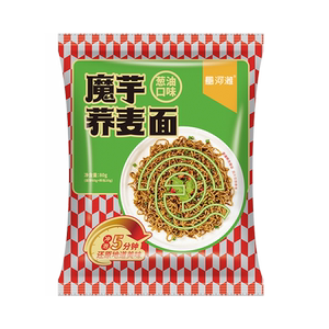 荞麦方便面速食拌面带料包葱油火鸡口味免煮泡面条夜宵魔芋荞麦面