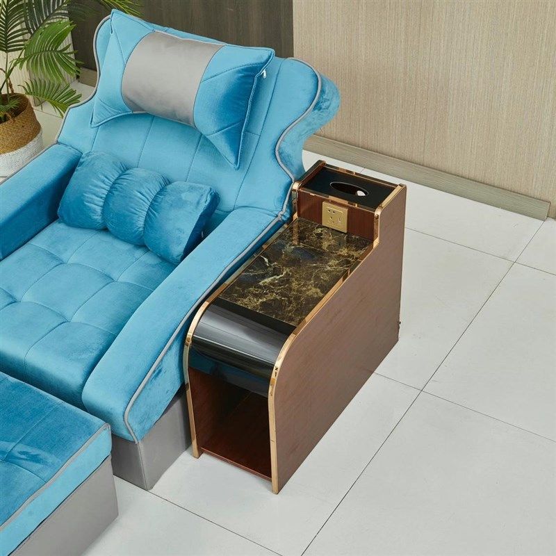 足浴茶几柜经济型沐足洗脚t按摩足浴沙发边几柜小茶几足疗茶几包