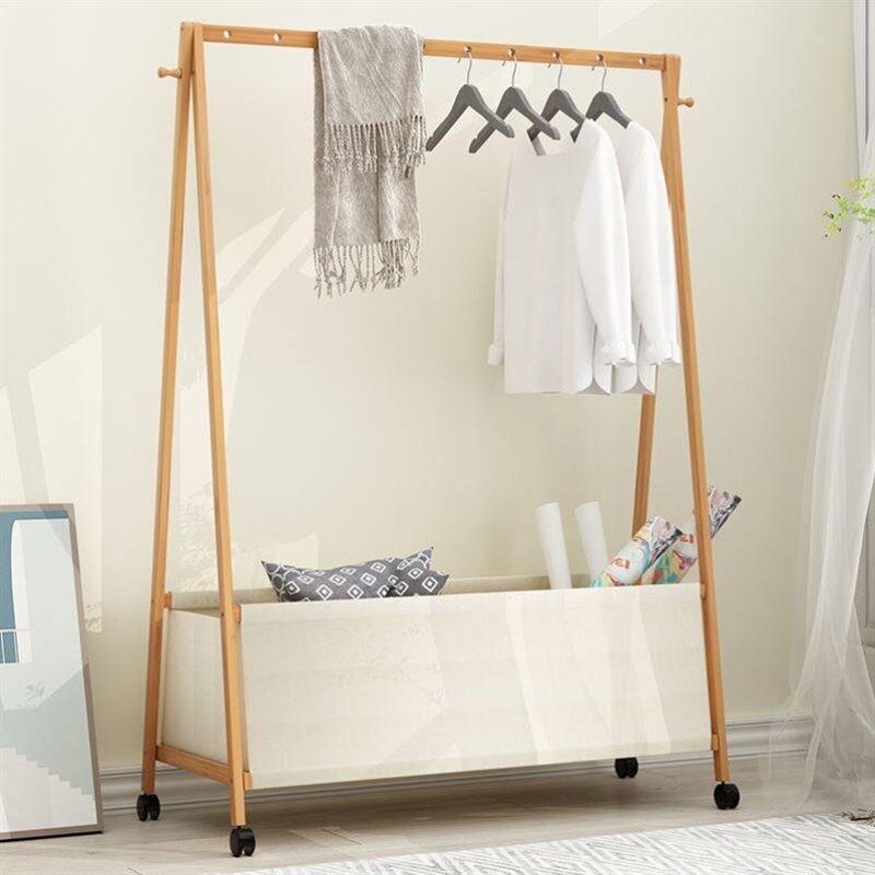 室临时易放衣服神k器简衣架落地卧XSV卧室衣帽艺架挂衣架布收纳置