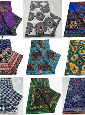 新款非洲服饰面料纯棉腊染布料hollandais real wax AnkarXa prin