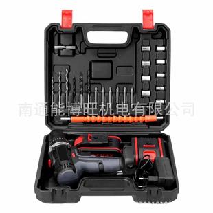 多功能家用手电钻21V电动工具大功率冲击钻 工厂跨境电钻工具套装