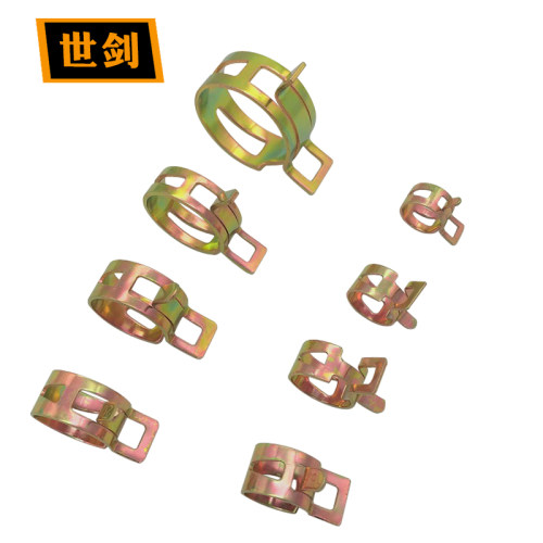 热销Q673弹性手捏喉箍r卡箍钢带型环箍弹簧钢卡管夹水管油管箍锰